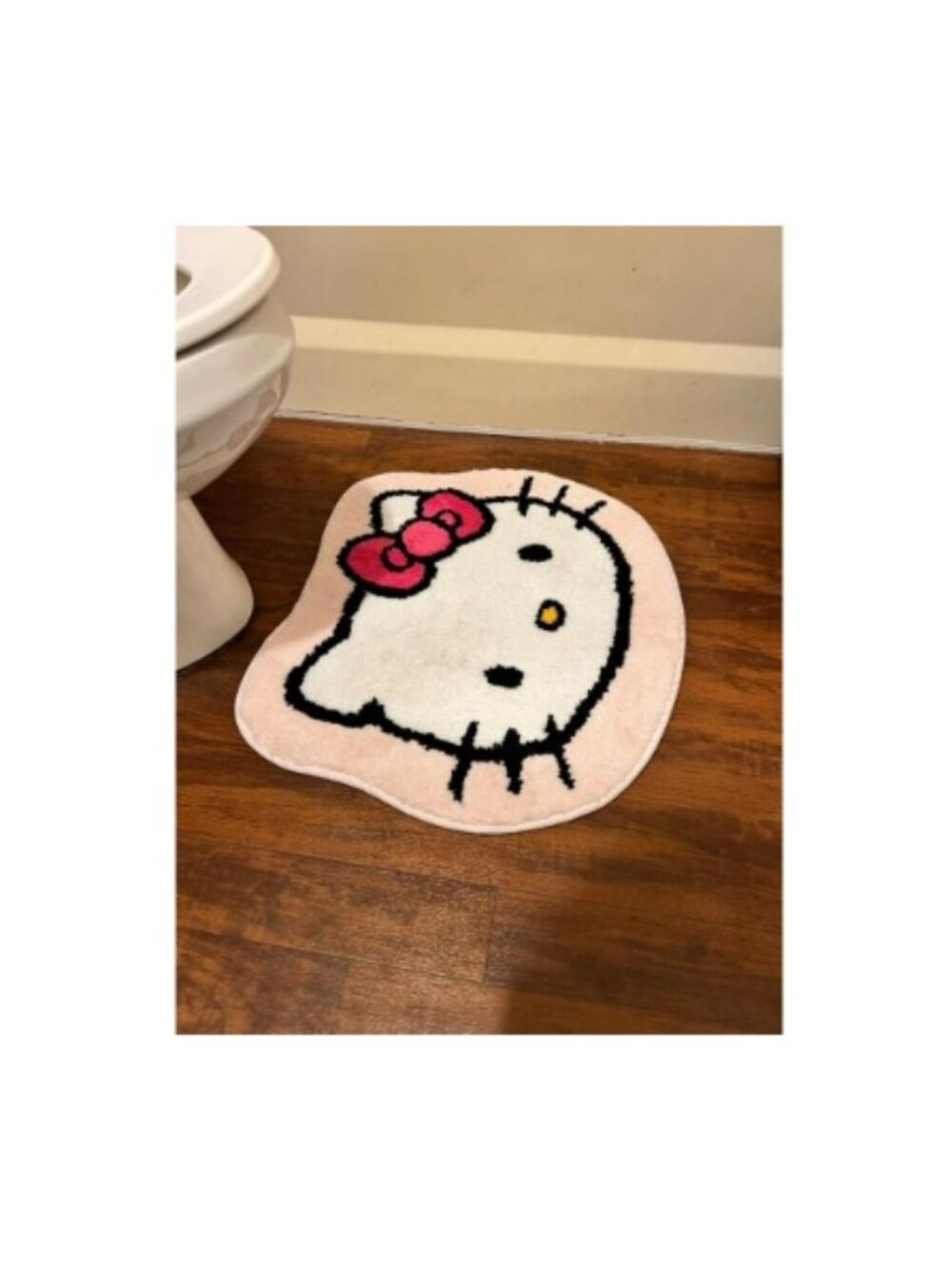Hello Kitty Pink Bath Rug NEW 🐈 - Picture 9 of 9